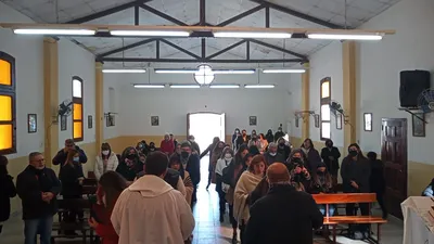La misa se realizó en la Iglesia San Roque y fue celebrada por el Pbro. Sergio Quinzio.