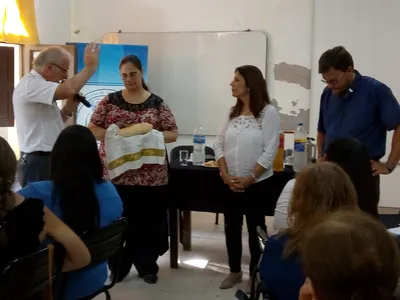 Bendición de la Representante Legal Lic. Claudia Cancino, en su nueva gestión