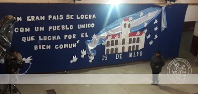 El nivel primario del Colegio Santo Tomás de Aquino también conmemoró el 25 de Mayo.
