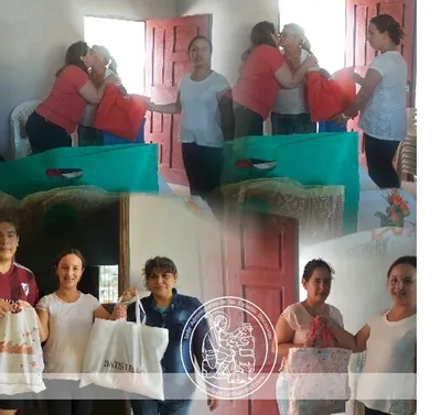 Familias del Instituto Ntra. Sra. de Sumampa, recibieron las donaciones.