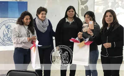 Las pasantes fueron despedidas por directivos y personal de la SAED.